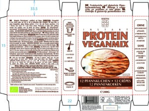 Instant Protein Veganmix – Crêpes – Étiquette